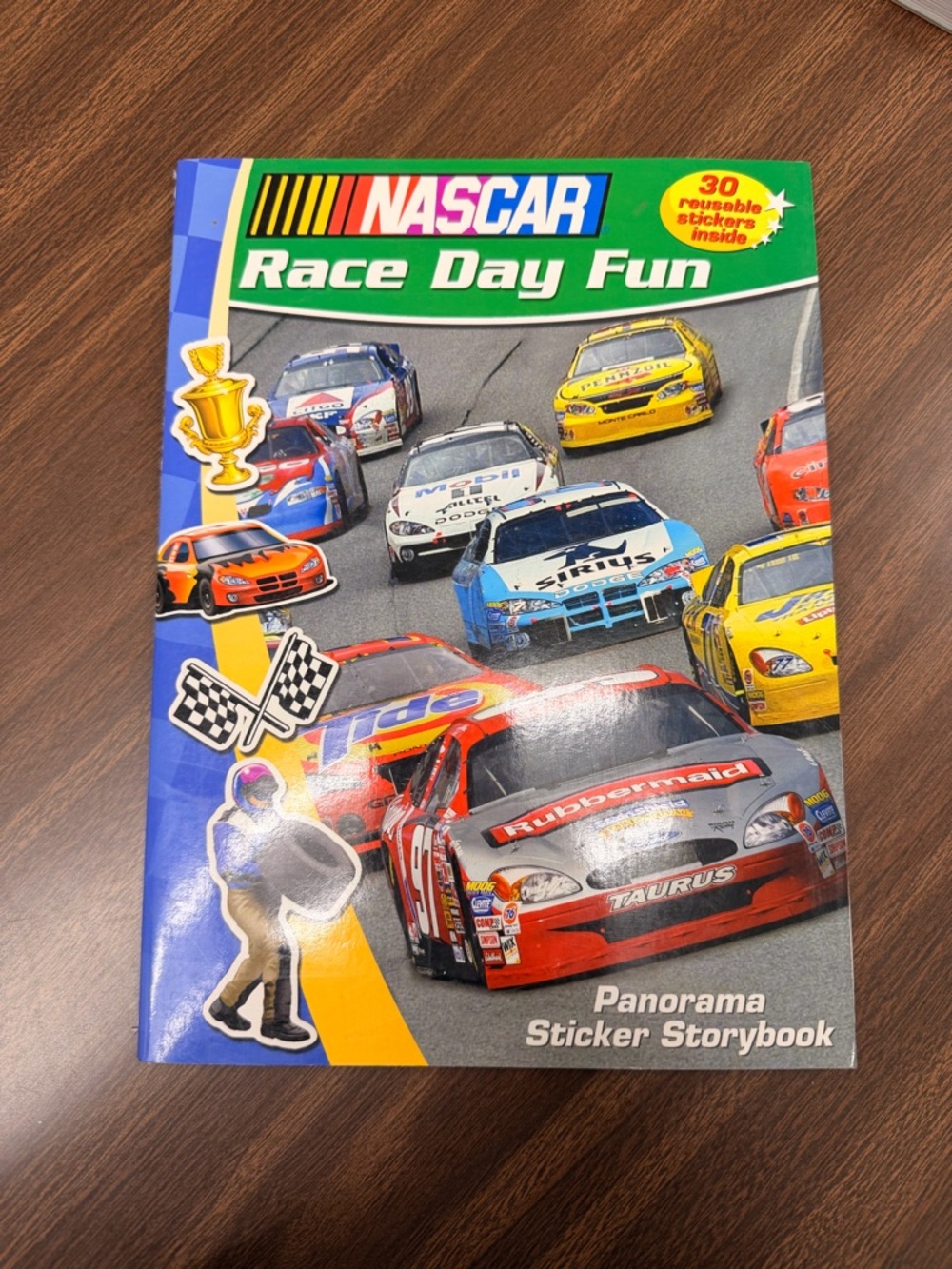 NASCAR Race Day Fun Sticker Storybook - NEW NEVER USEd